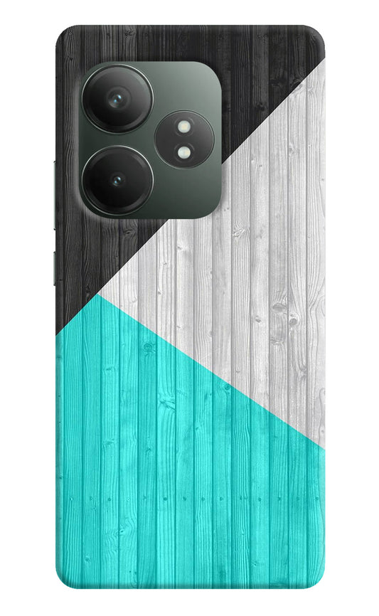Wooden Abstract Realme GT 6T 5G Back Cover