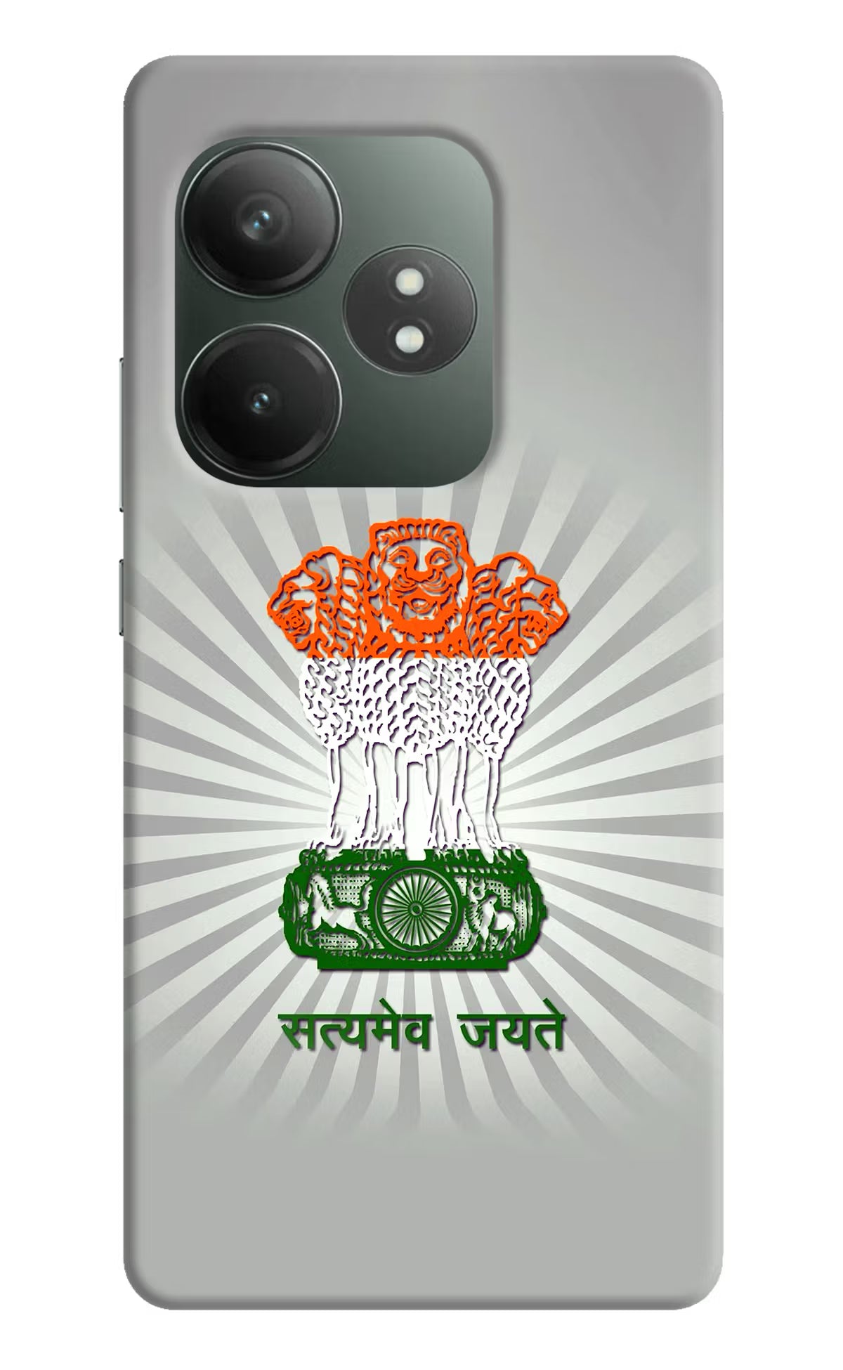 Satyamev Jayate Art Realme GT 6T 5G Hard Case Back Cover by Casekaro