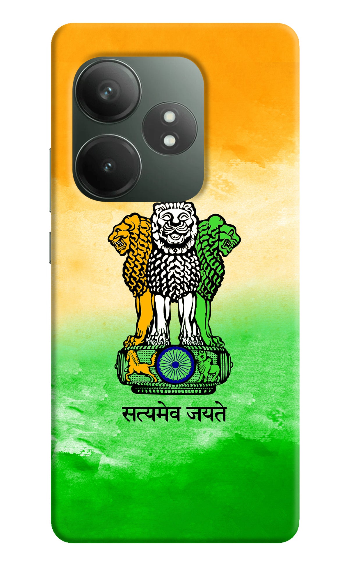 Satyamev Jayate Flag Realme GT 6T 5G Back Cover