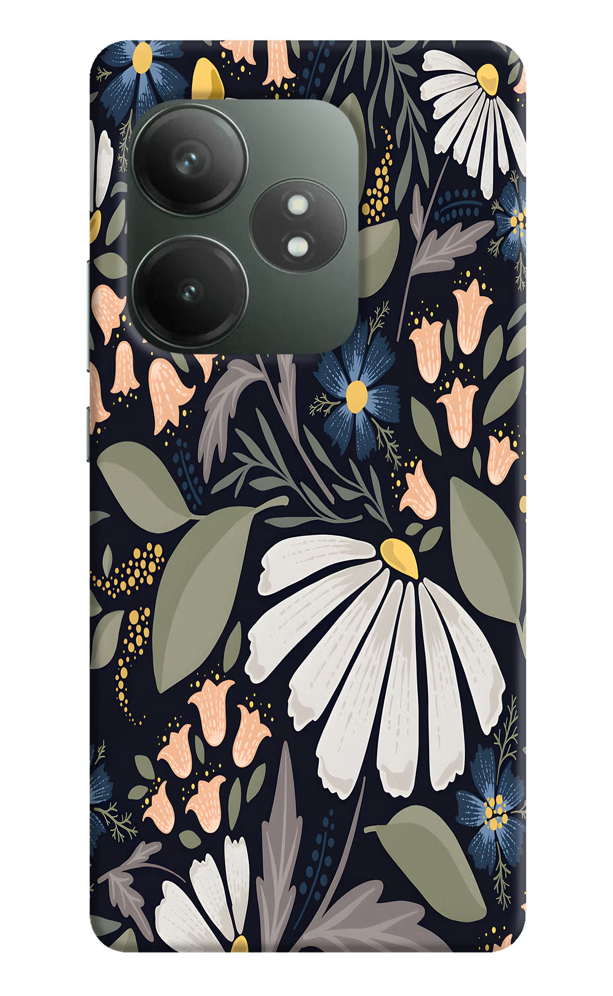 Flowers Art Realme GT 6T 5G Hard Case Back Cover by Casekaro