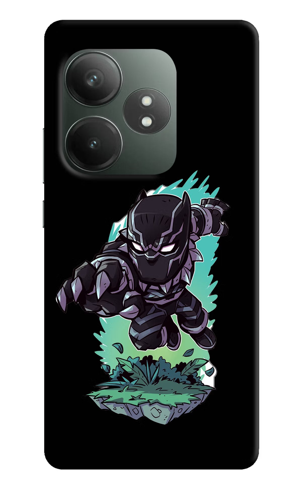 Black Panther Realme GT 6T 5G Hard Case Back Cover by Casekaro
