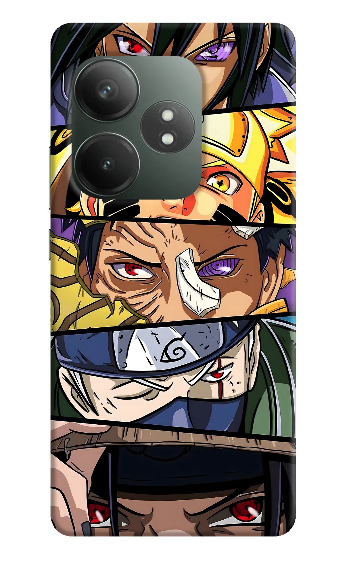 Naruto Character Realme GT 6T 5G Hard Case Back Cover by Casekaro