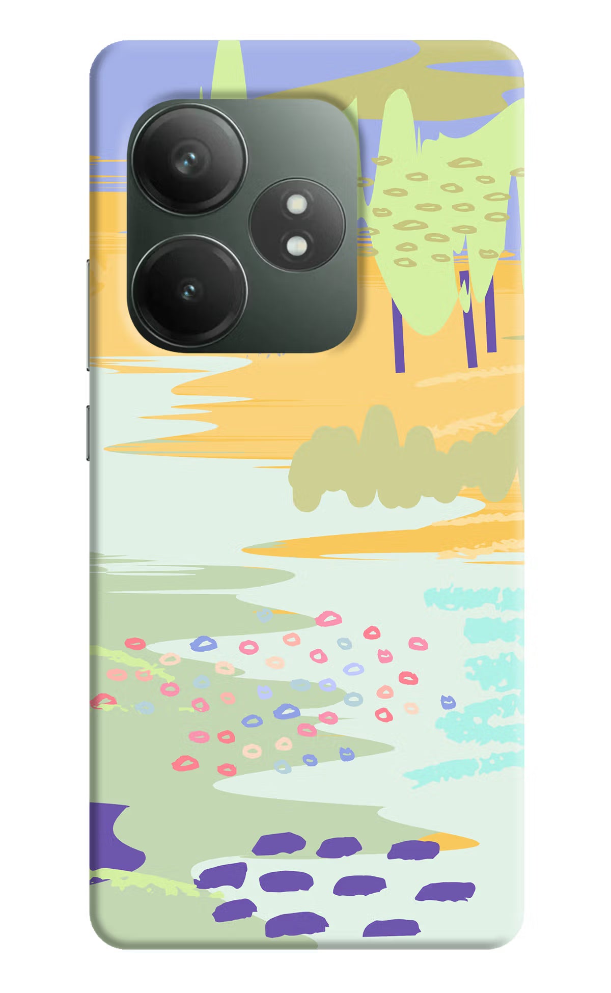 Scenery Realme GT 6T 5G Hard Case Back Cover by Casekaro