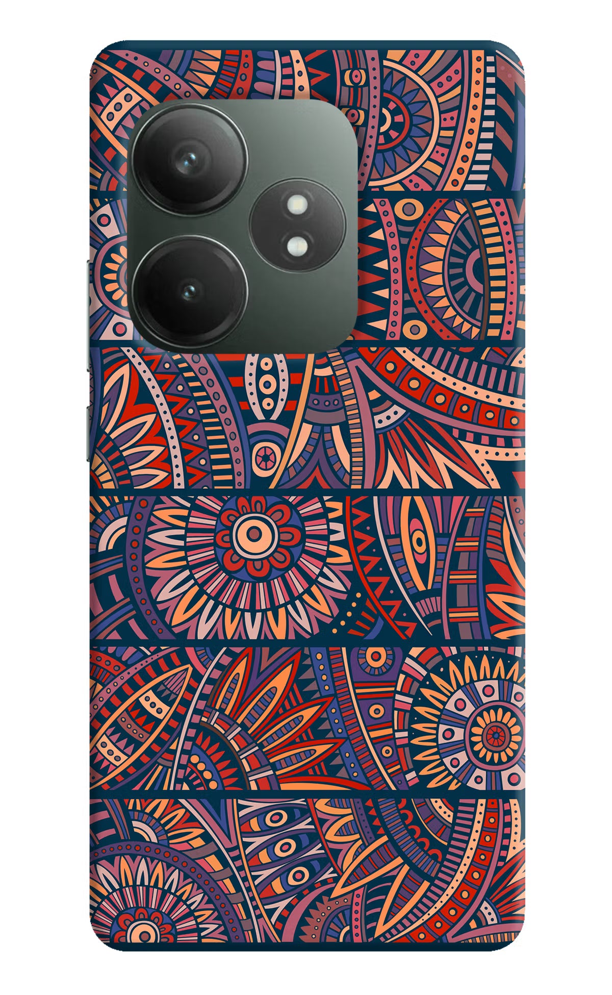 African Culture Design Realme GT 6T 5G Hard Case Back Cover by Casekaro