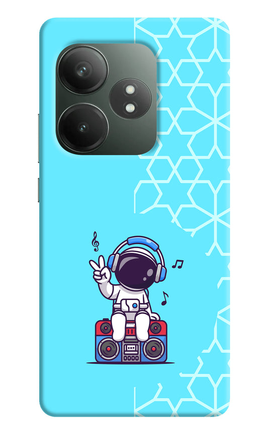 Cute Astronaut Chilling Realme GT 6T 5G Back Cover