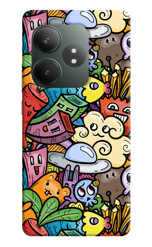 Veggie Doodle Realme GT 6T 5G Hard Case Back Cover by Casekaro