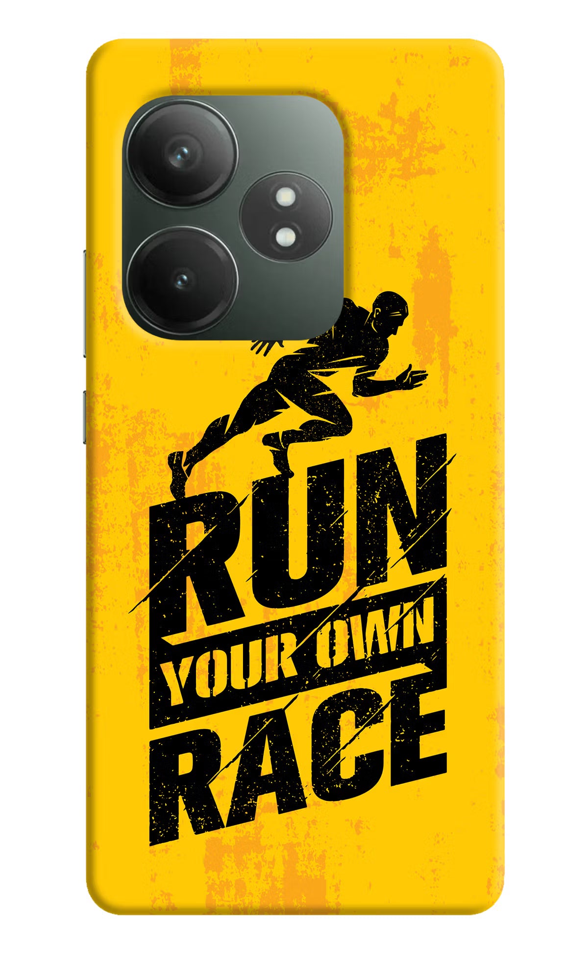 Run Your Own Race Realme GT 6T 5G Hard Case Back Cover by Casekaro