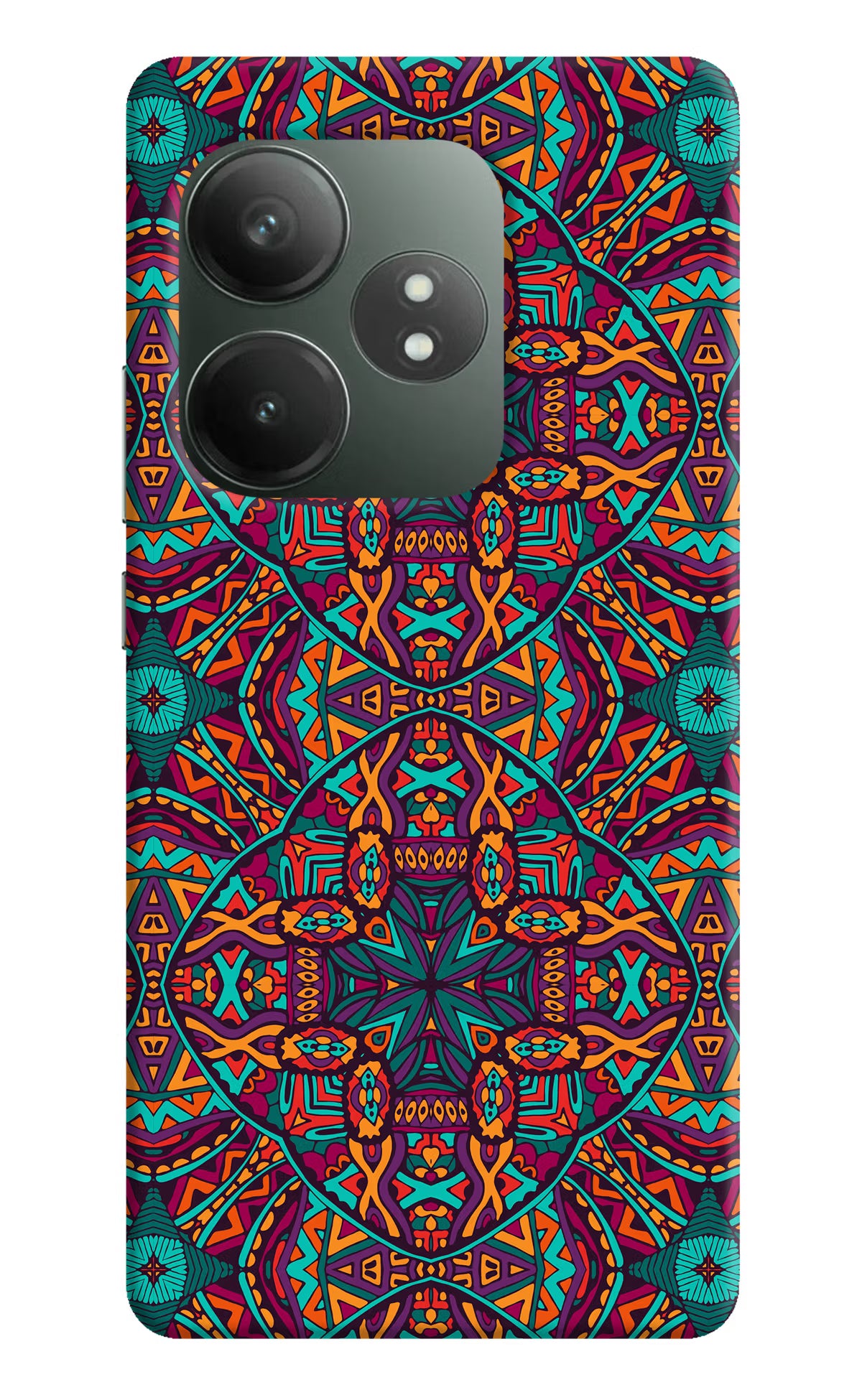 Colour Mandala Realme GT 6T 5G Hard Case Back Cover by Casekaro