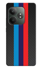 BMW Stripes Pattern Realme GT 6T 5G Hard Case Back Cover by Casekaro