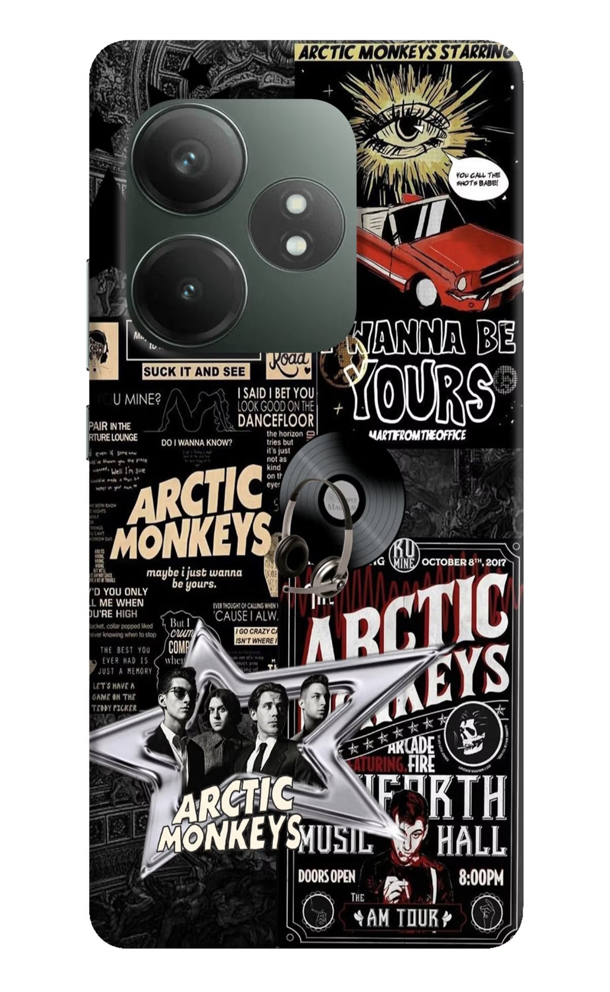 Arctic Monkeys Realme GT 6T 5G Hard Case Back Cover by Casekaro
