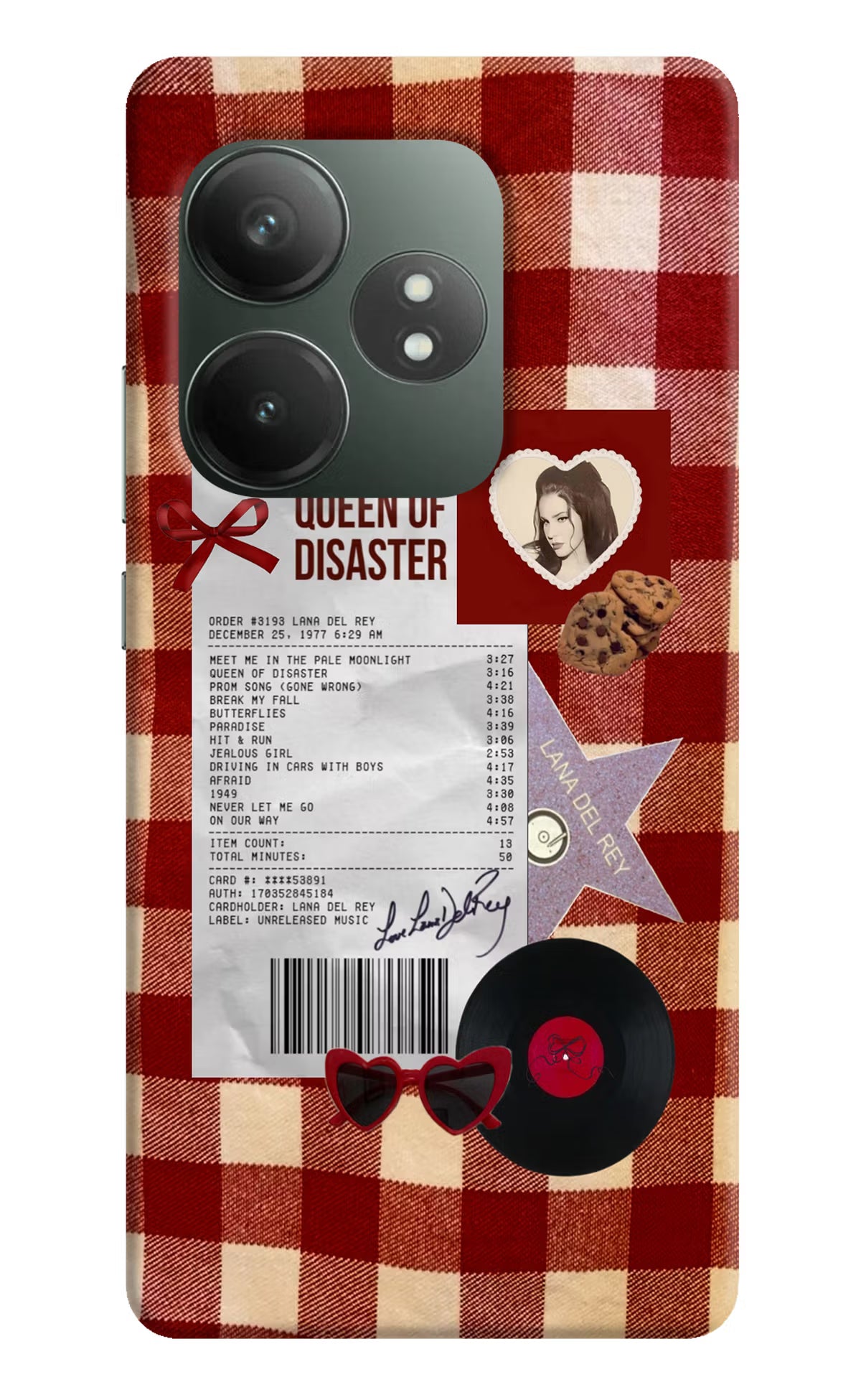 Queen of Disaster Realme GT 6T 5G Hard Case Back Cover by Casekaro