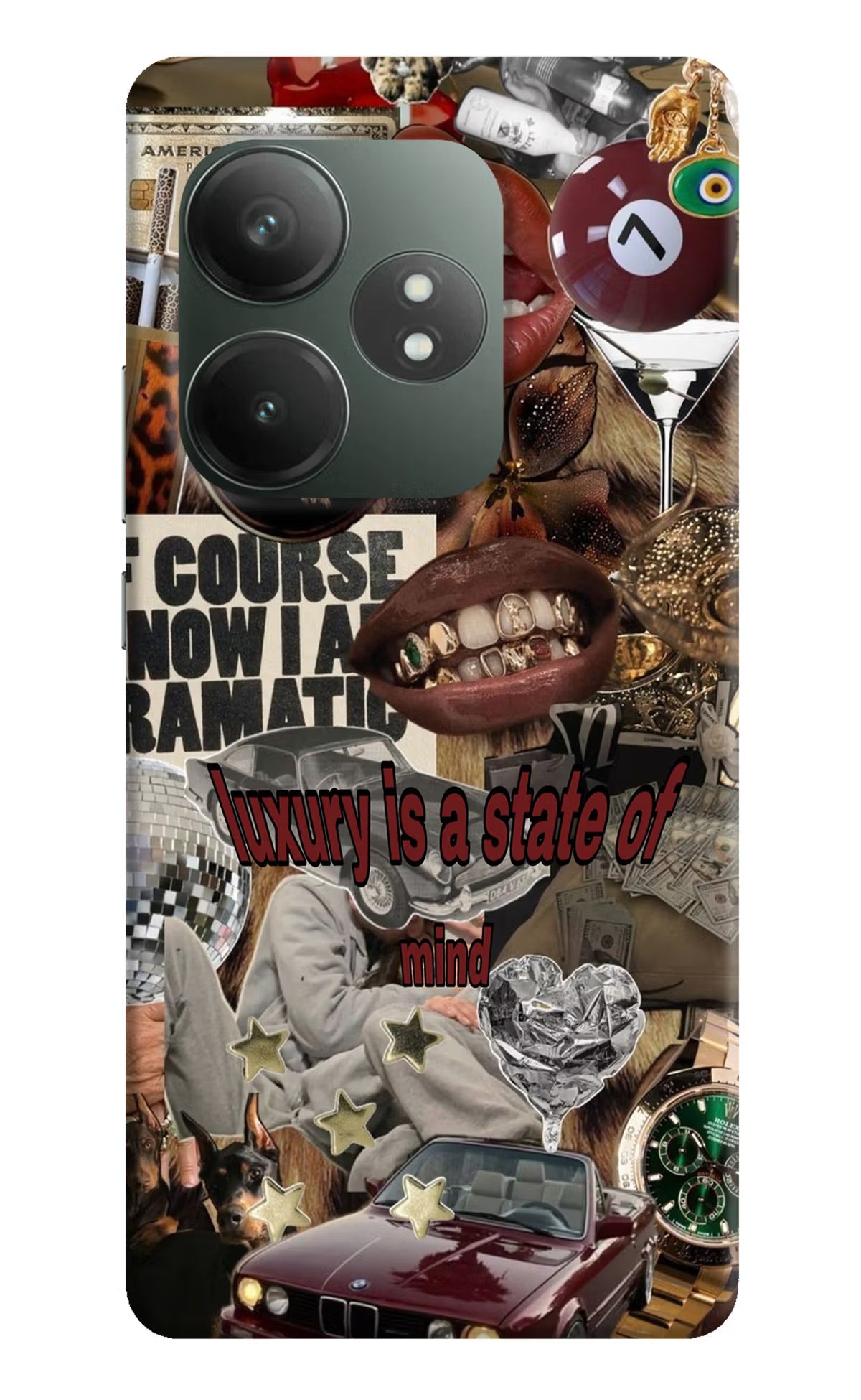 Luxury Realme GT 6T 5G Hard Case Back Cover by Casekaro