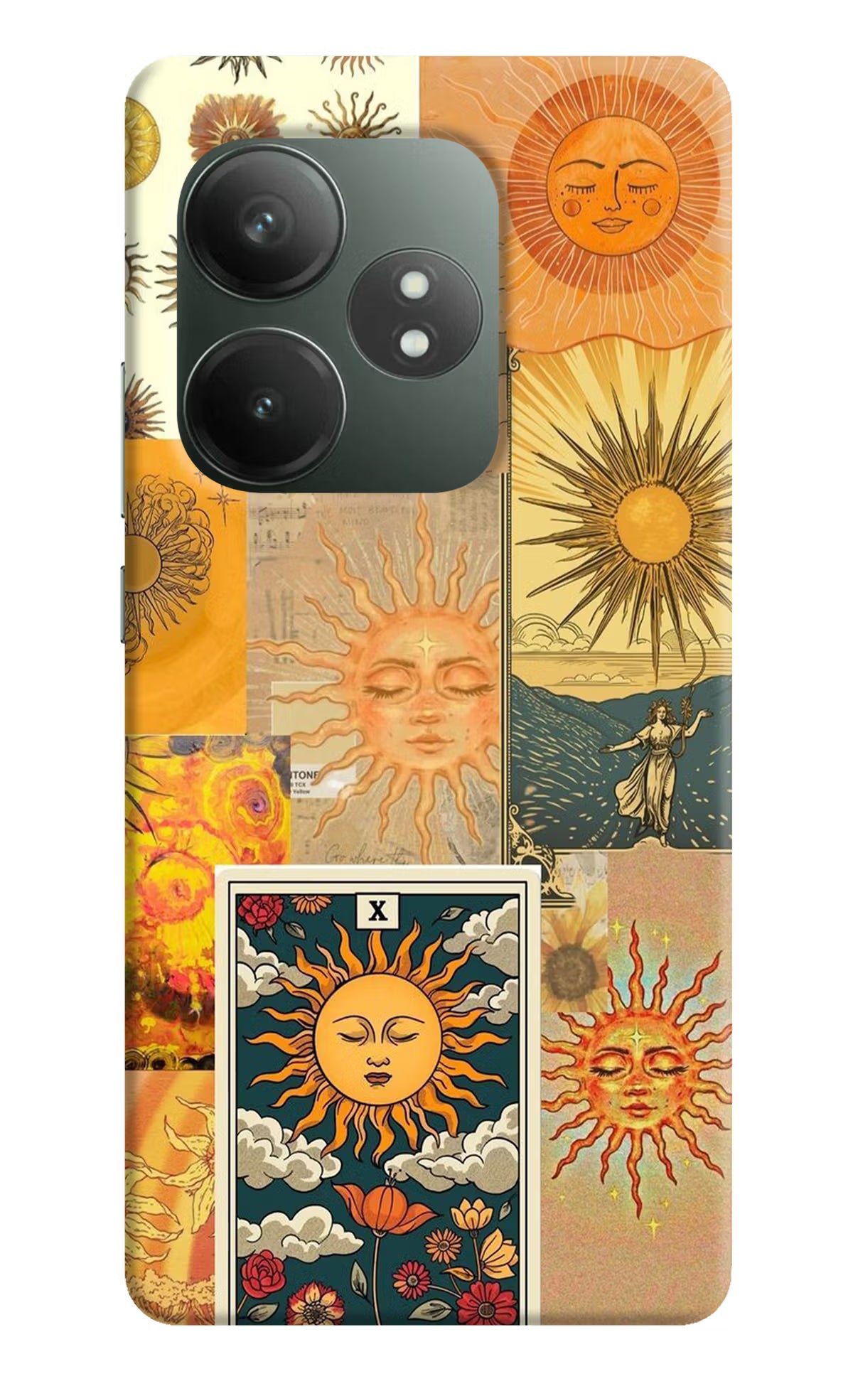 Sun Realme GT 6T 5G Hard Case Back Cover by Casekaro