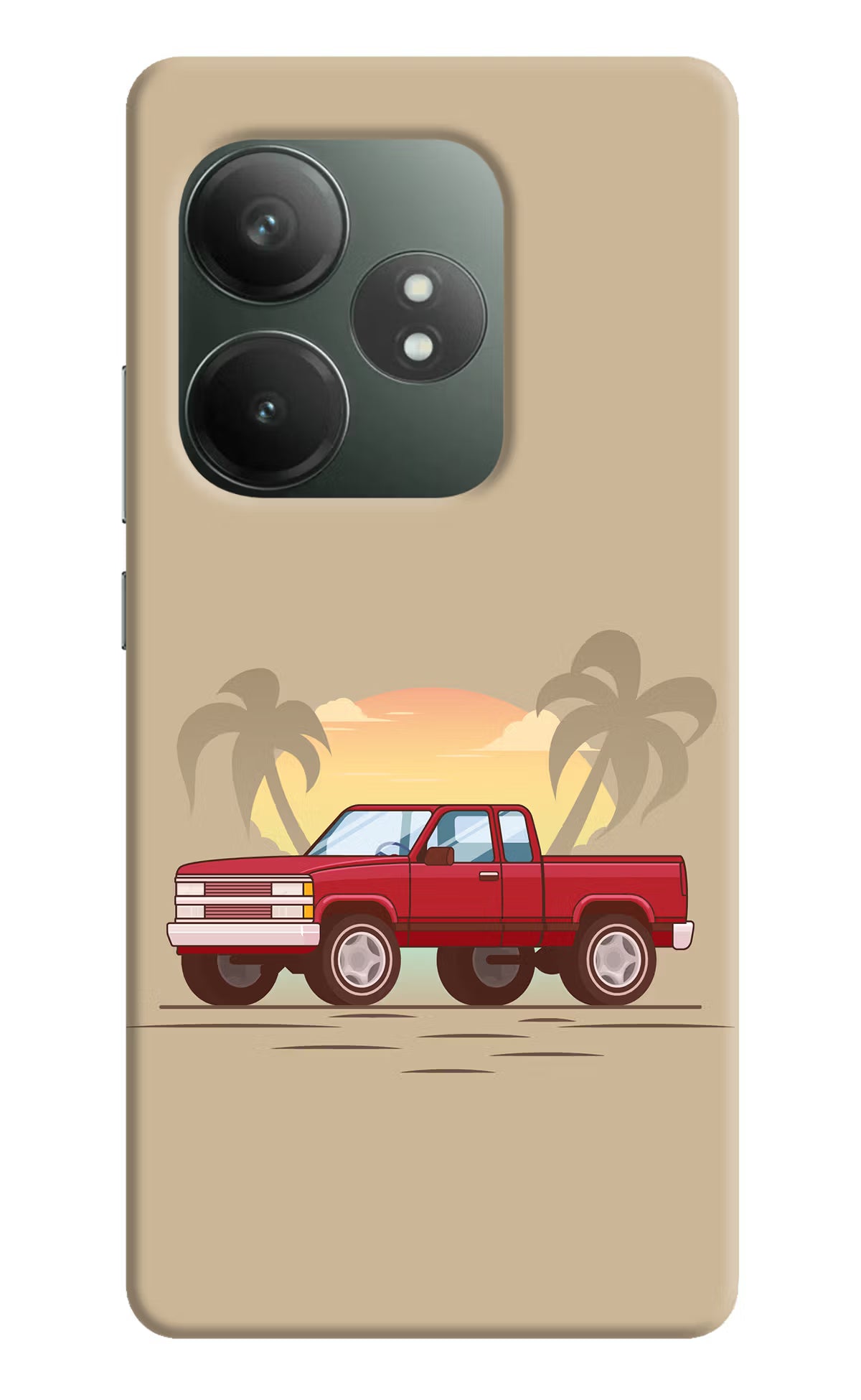 Desert Classic Drive Realme GT 6T 5G Hard Case Back Cover by Casekaro