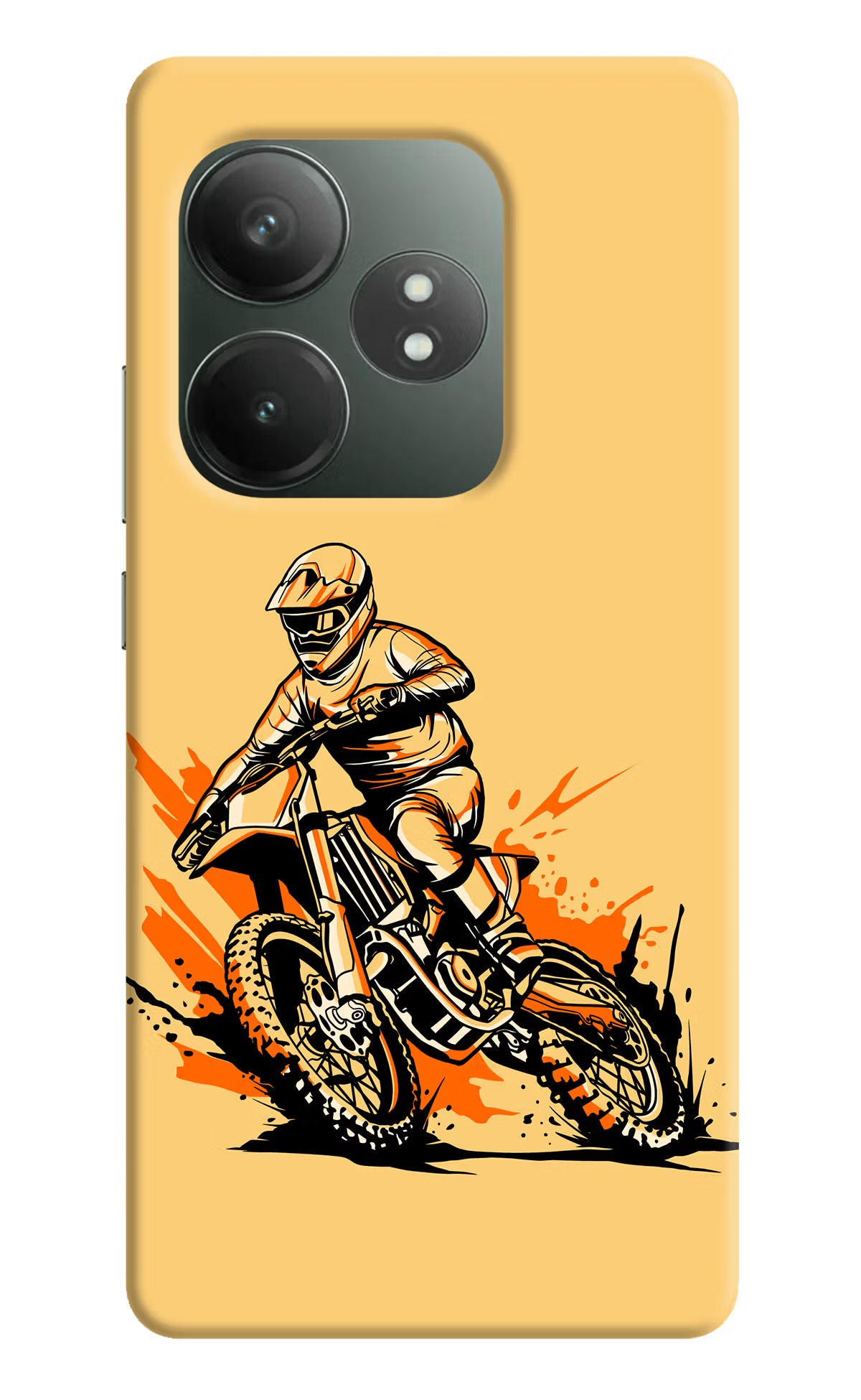 Off-Road Fury Realme GT 6T 5G Hard Case Back Cover by Casekaro