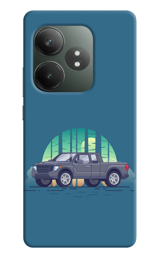 Retro Garage Vibe Realme GT 6T 5G Hard Case Back Cover by Casekaro