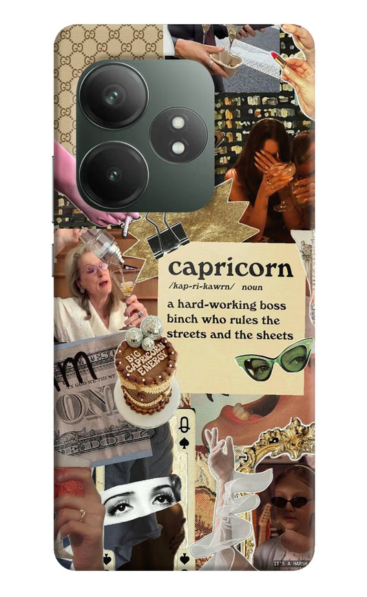 Capricorn Zodiac Realme GT 6T 5G Hard Case Back Cover by Casekaro