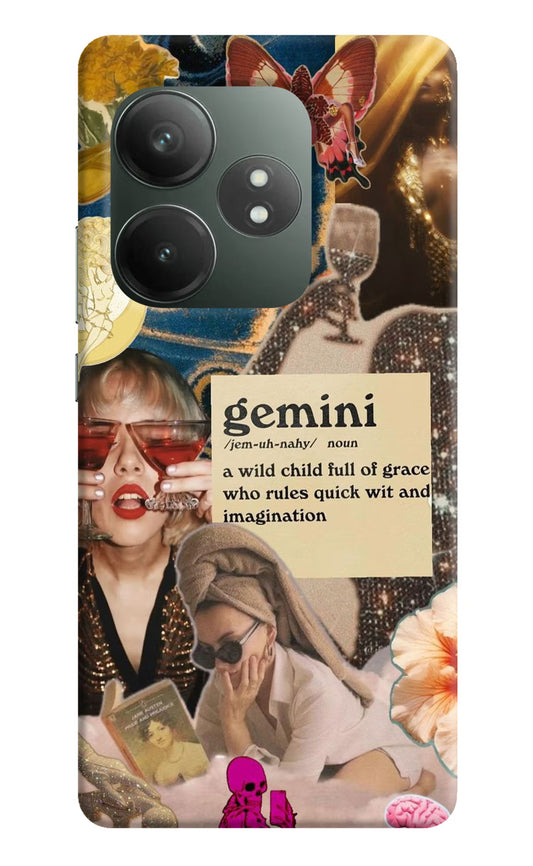 Gemini Zodiac Realme GT 6T 5G Hard Case Back Cover by Casekaro
