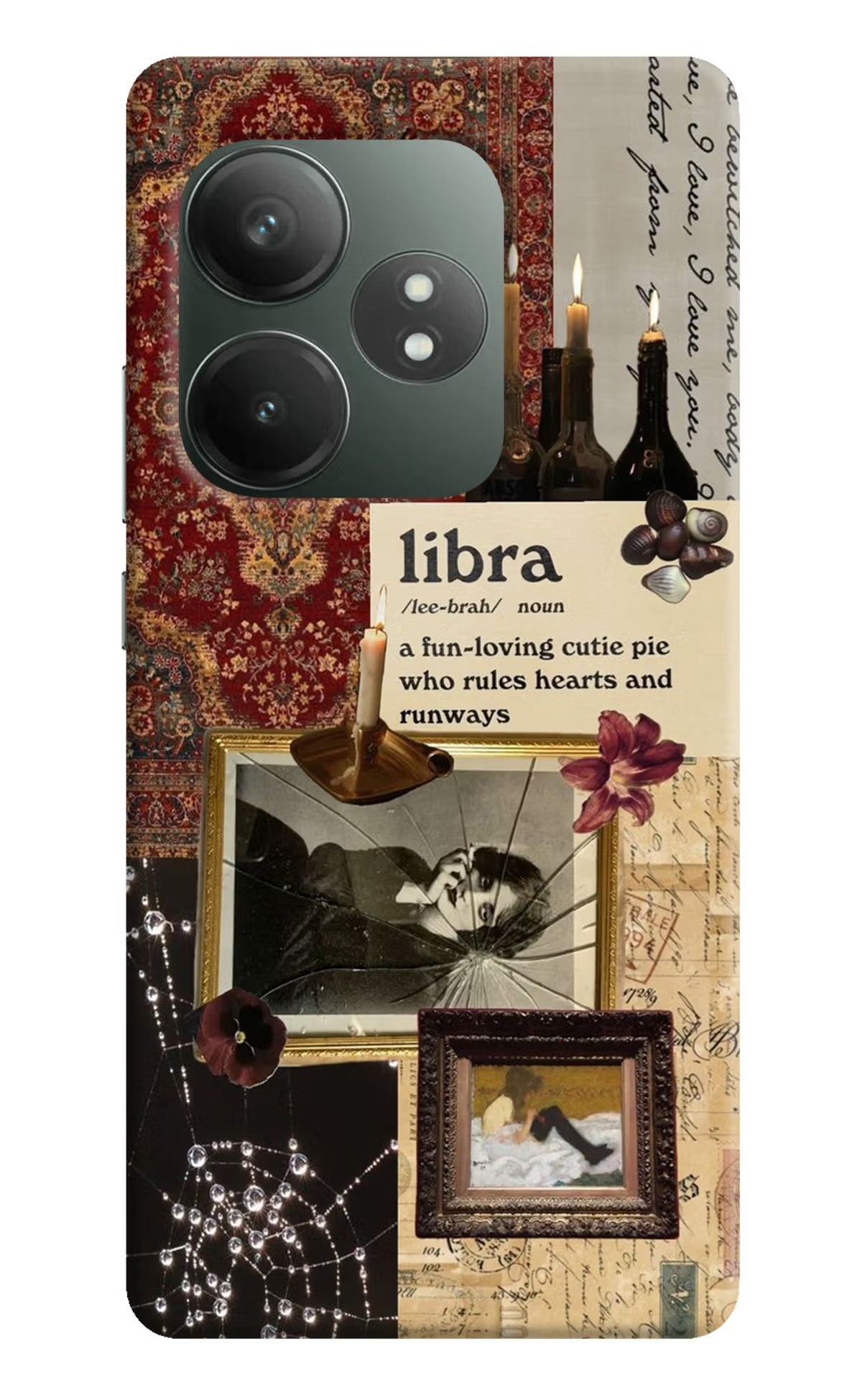 Libra Zodiac Realme GT 6T 5G Hard Case Back Cover by Casekaro