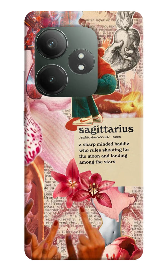 Sagittarius Zodiac Realme GT 6T 5G Hard Case Back Cover by Casekaro