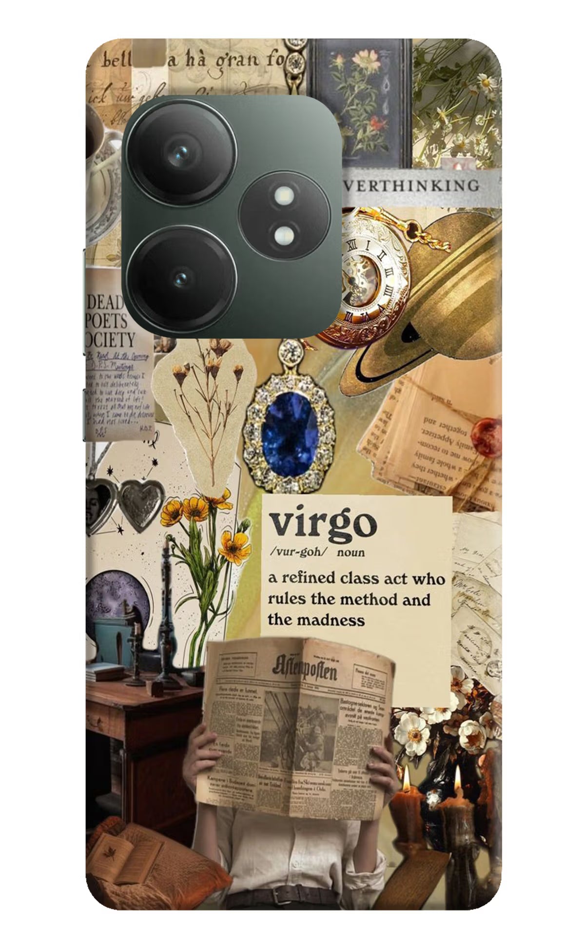 Virgo Zodiac Realme GT 6T 5G Hard Case Back Cover by Casekaro