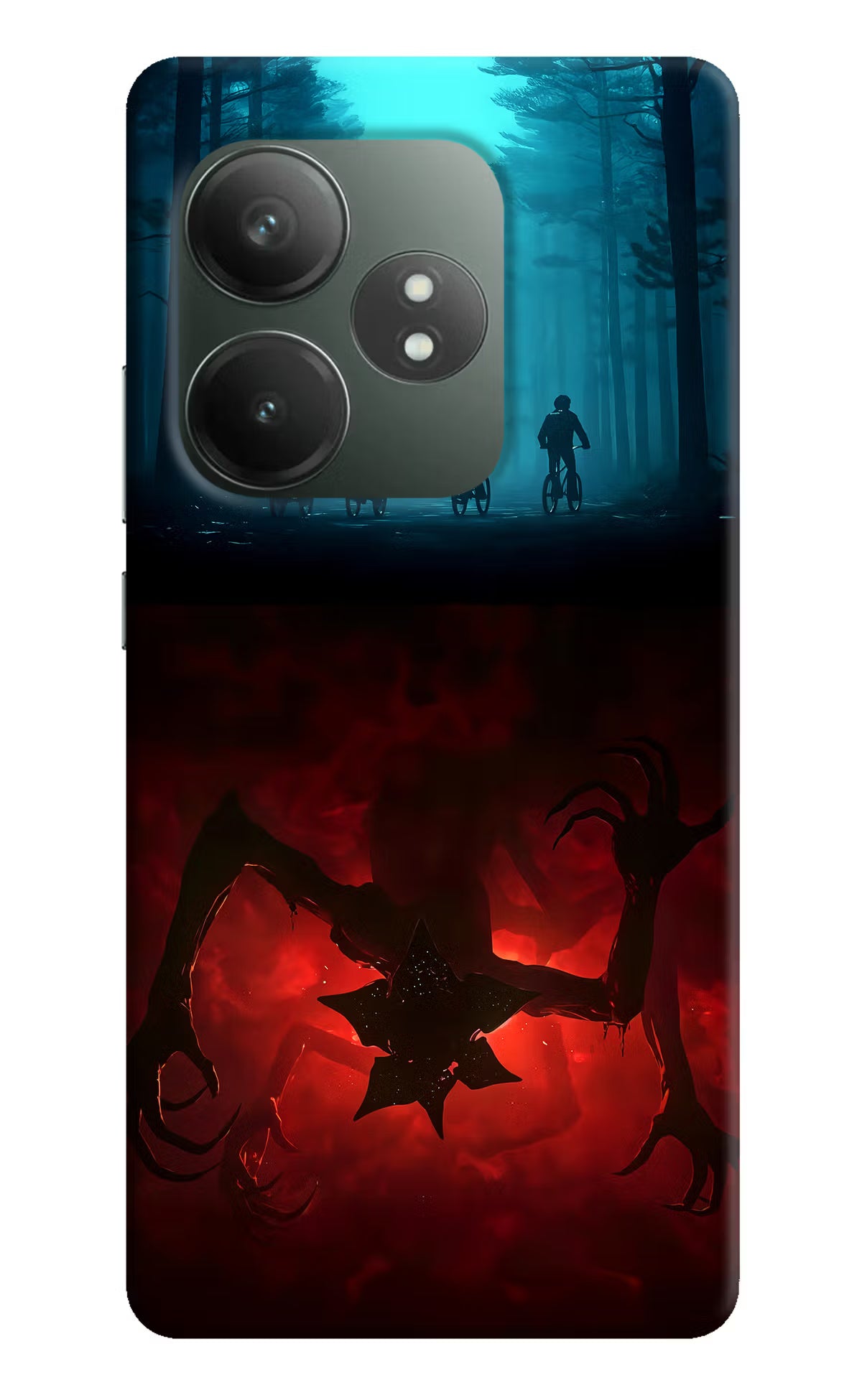 Ordinary Things Downside Up Realme GT 6T 5G Hard Case Back Cover by Casekaro