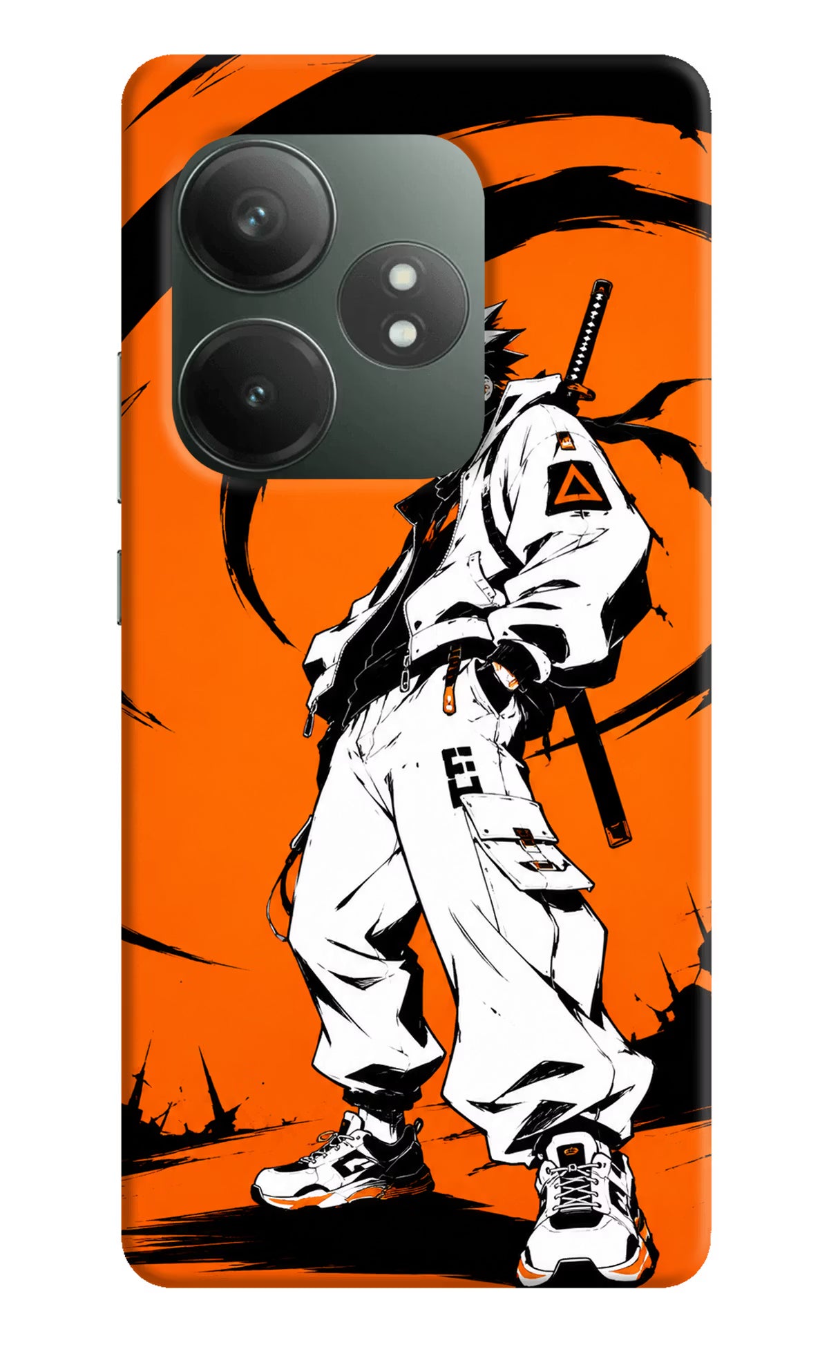 Street Samurai  Realme GT 6T 5G Hard Case Back Cover by Casekaro