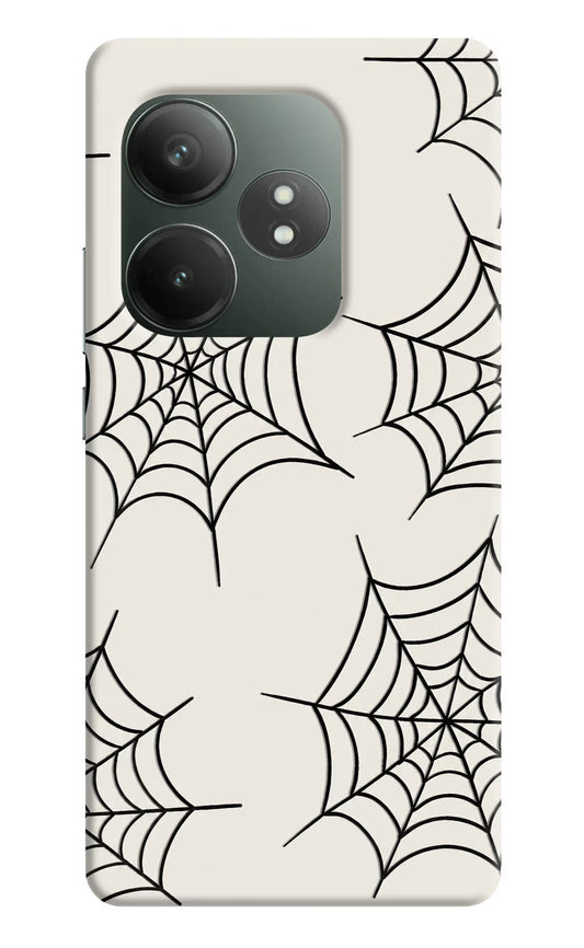 Spider Web Realme GT 6T 5G Hard Case Back Cover by Casekaro