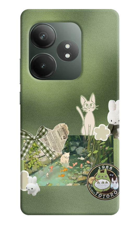 Aesthetic anime Realme GT 6T 5G Hard Case Back Cover by Casekaro