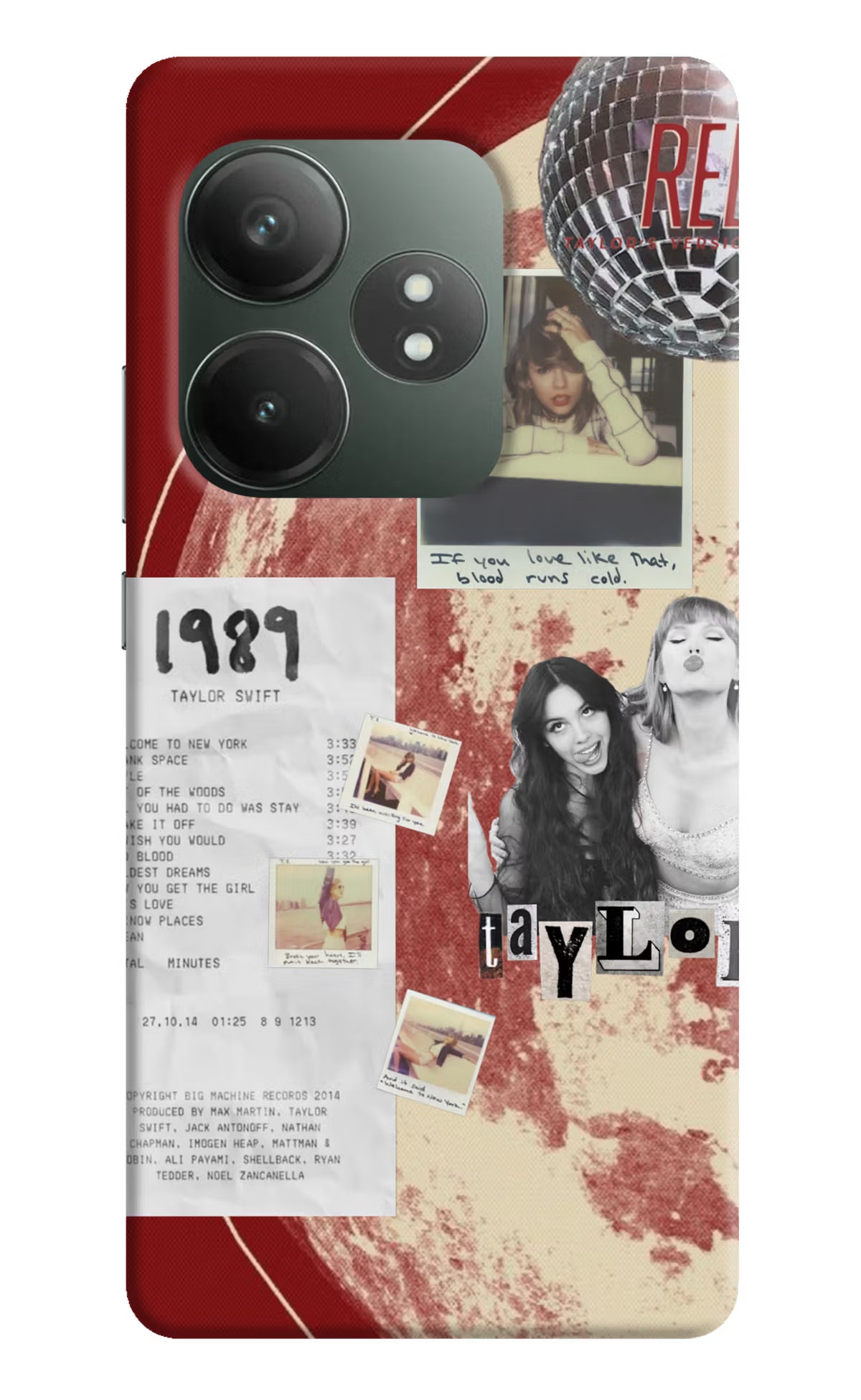 Taylor Swift Realme GT 6T 5G Back Cover