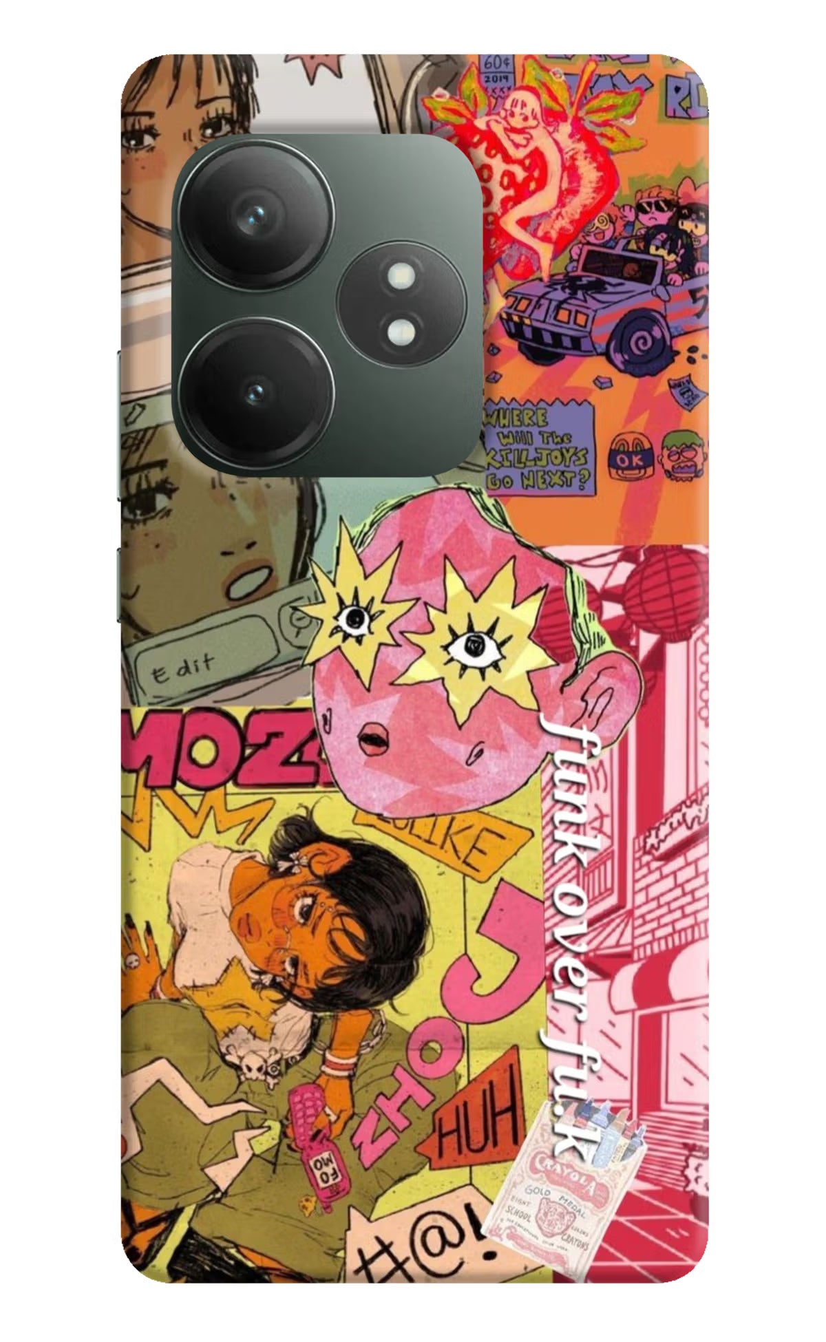 Funkover Realme GT 6T 5G Back Cover