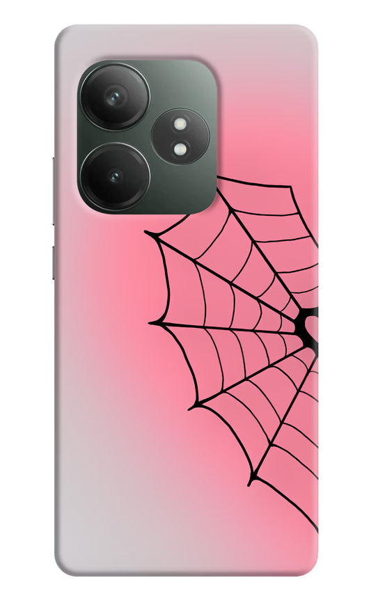 Pink Web Realme GT 6T 5G Hard Case Back Cover by Casekaro