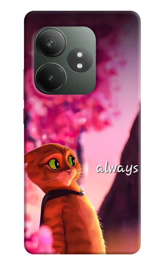 Always Cat Realme GT 6T 5G Hard Case Back Cover by Casekaro