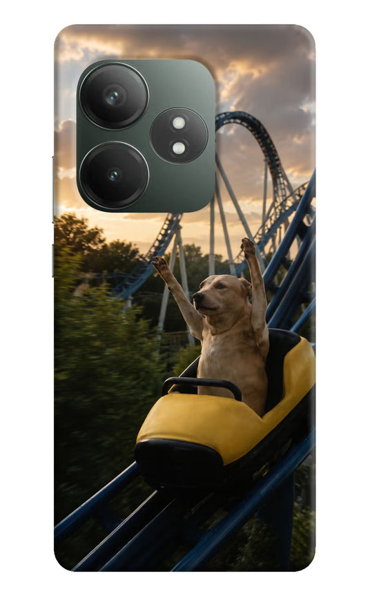 Rollercoaster Dog Realme GT 6T 5G Hard Case Back Cover by Casekaro