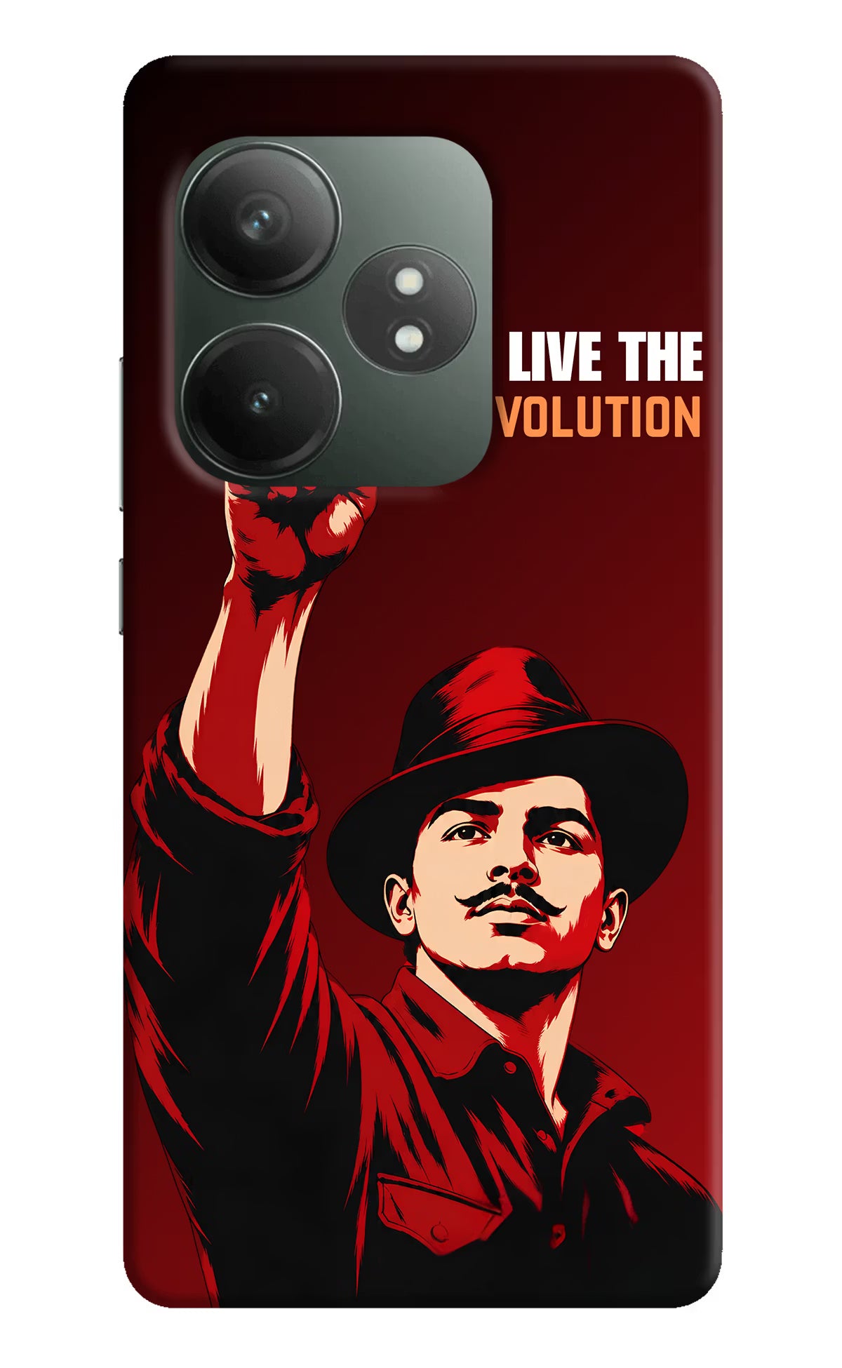 Bhagat Singh Revolution Realme GT 6T 5G Back Cover
