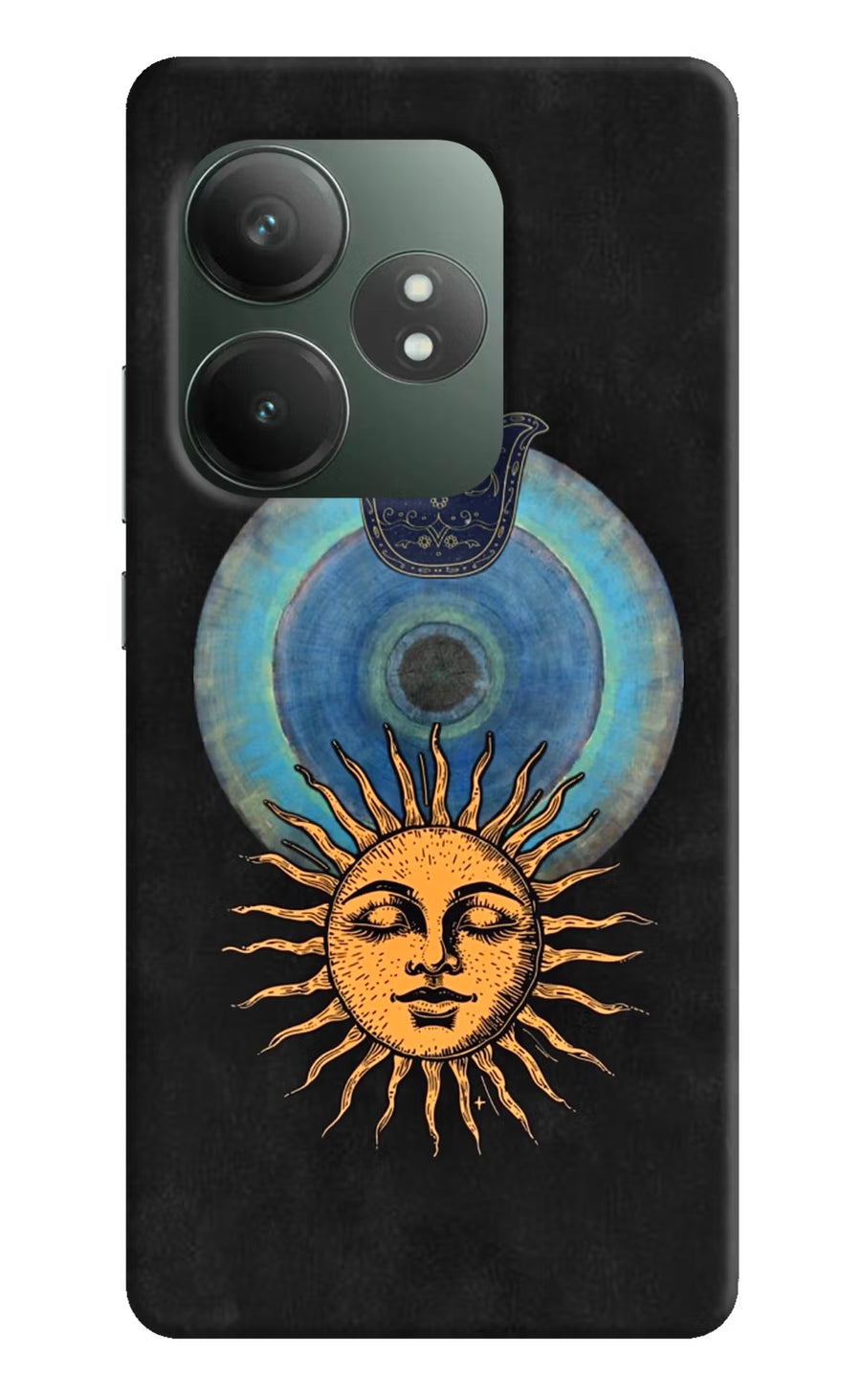 Divine Sun Realme GT 6T 5G Back Cover, Hard case