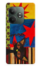 Pop Cat Realme GT 6T 5G Hard Case Back Cover by Casekaro