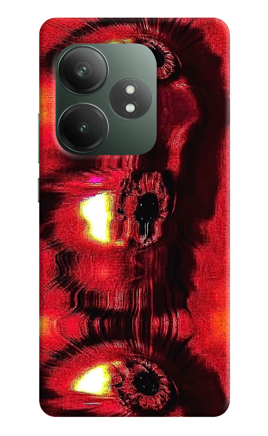 Fire Eye Realme GT 6T 5G Back Cover, Hard case