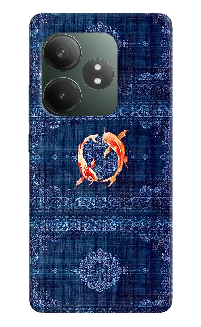 Koi Blue Realme GT 6T 5G Hard Case Back Cover by Casekaro