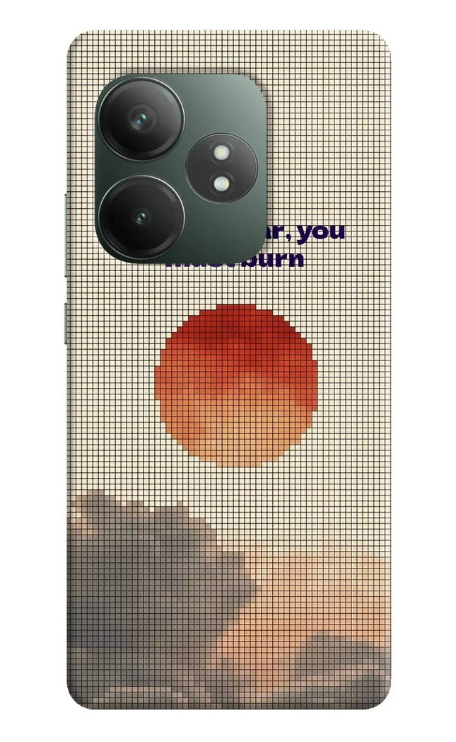 Pixel Sun Realme GT 6T 5G Hard Case Back Cover by Casekaro
