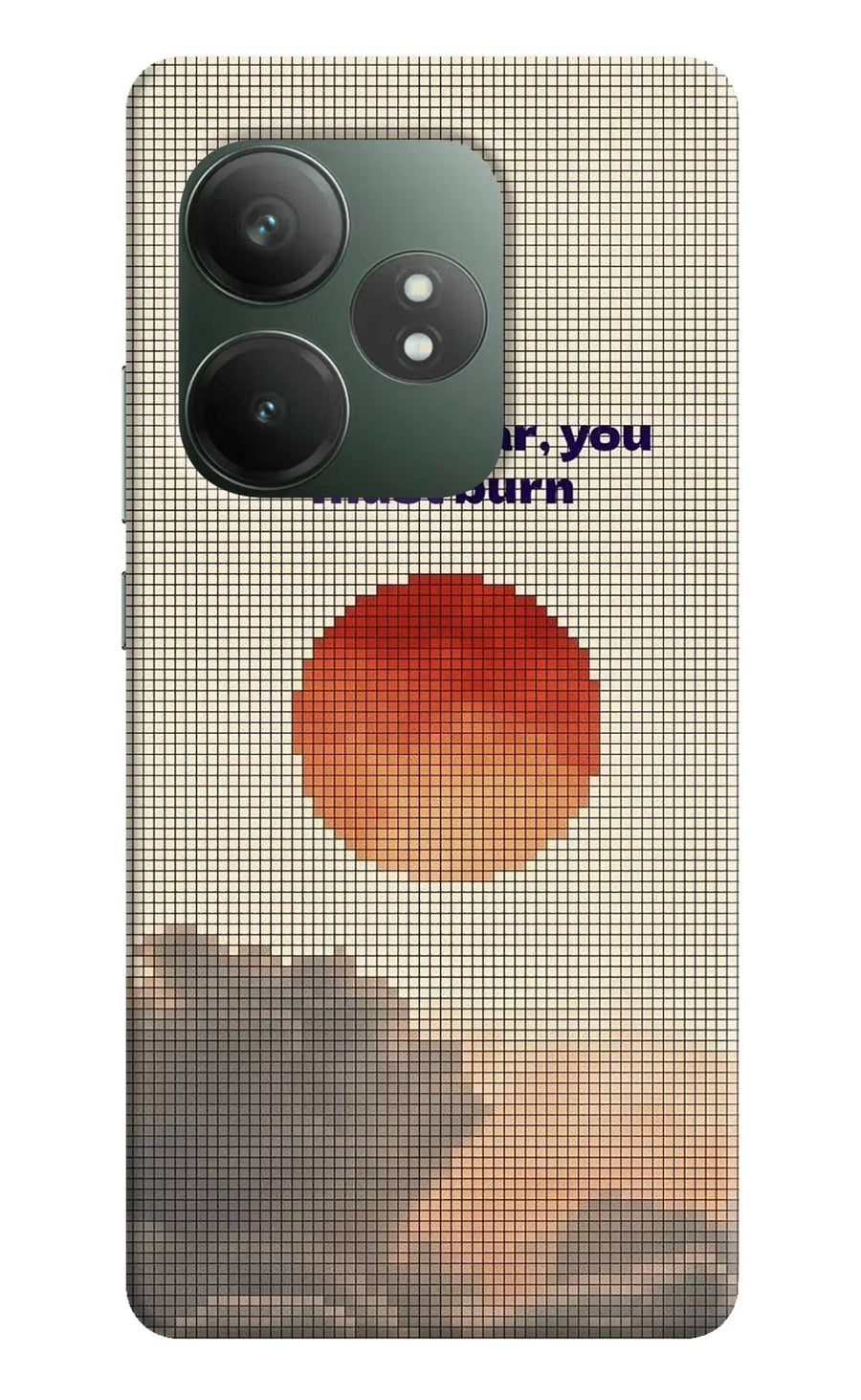 Pixel Sun Realme GT 6T 5G Back Cover, Hard case