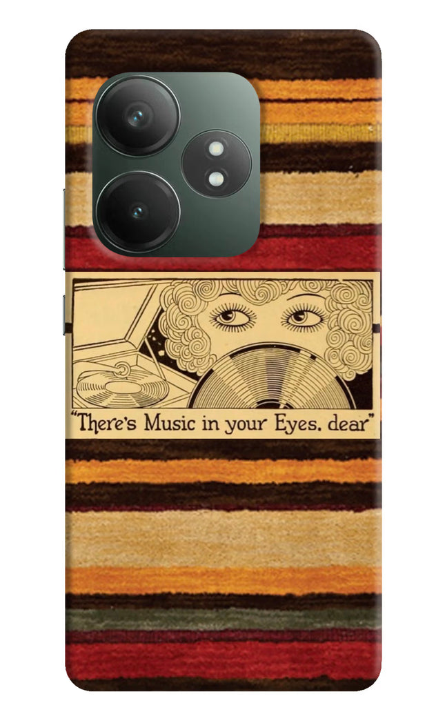 Vinyl Stripes Realme GT 6T 5G Hard Case Back Cover by Casekaro