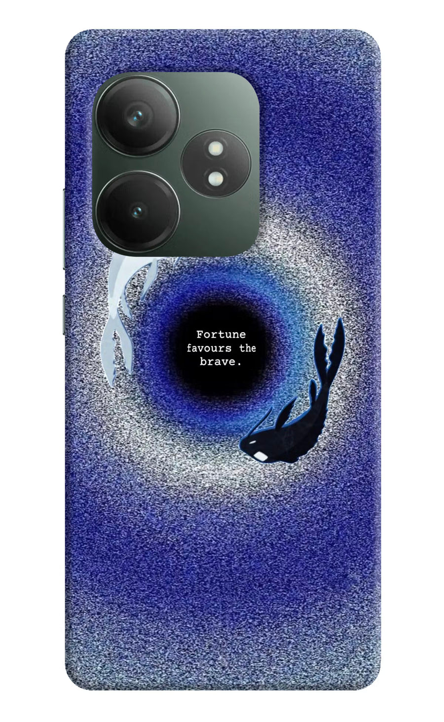 Dark Koi Realme GT 6T 5G Back Cover, Hard case