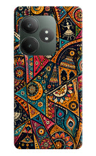 Folk Print Realme GT 6T 5G Hard Case Back Cover by Casekaro