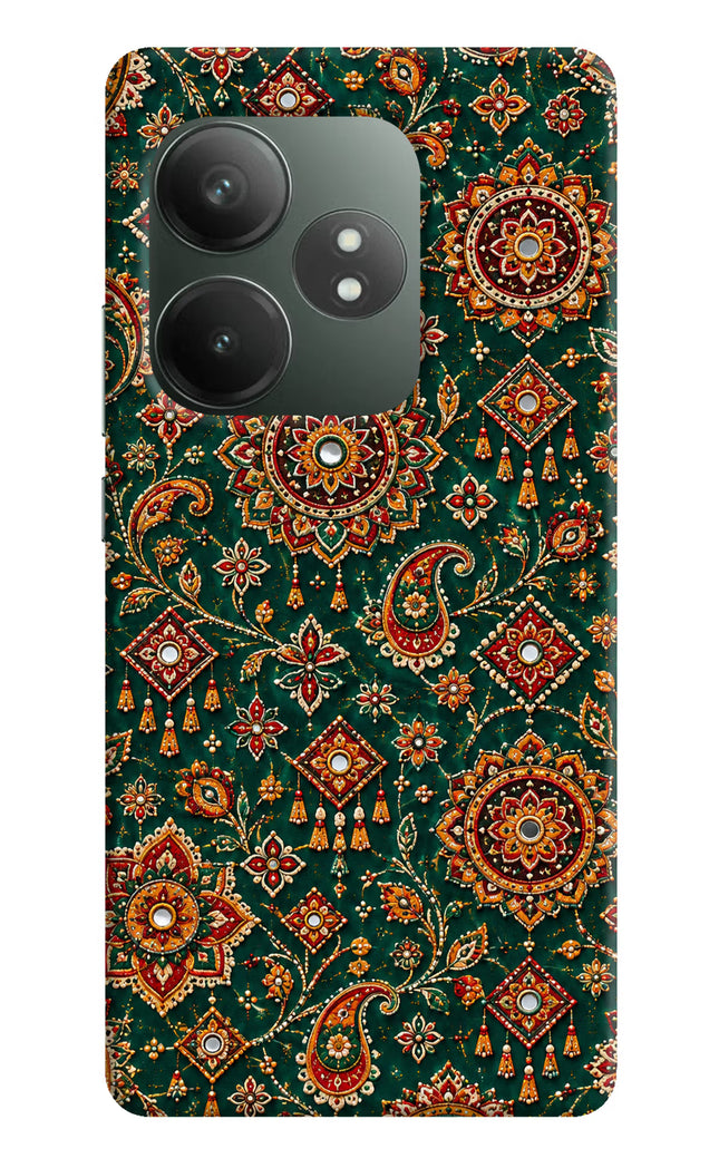 Green Pataka Realme GT 6T 5G Hard Case Back Cover by Casekaro