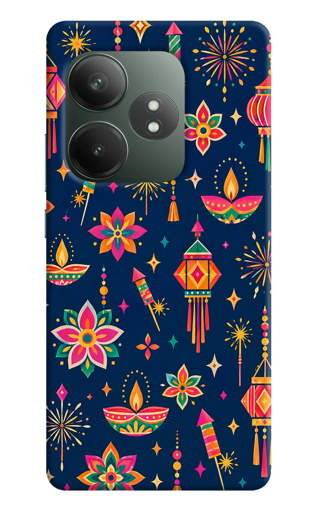 Festive Pop Realme GT 6T 5G Hard Case Back Cover by Casekaro