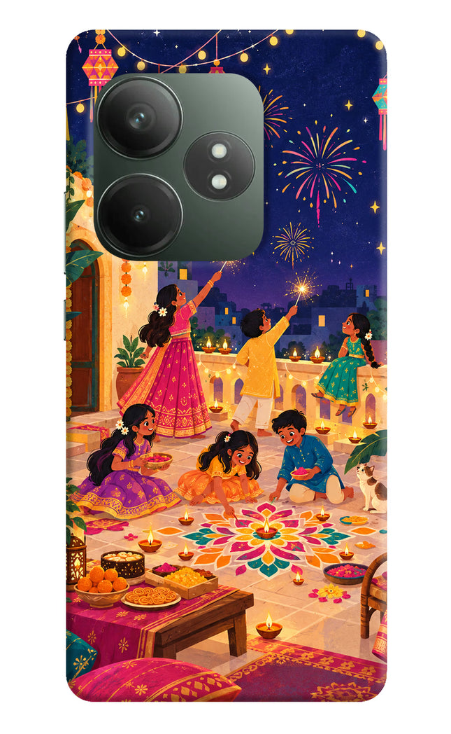 Diwali Night Realme GT 6T 5G Hard Case Back Cover by Casekaro