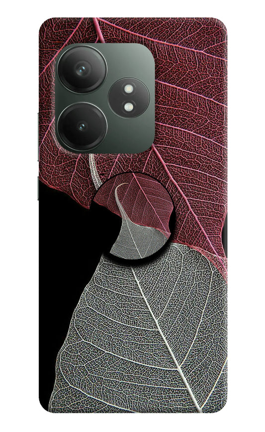 Leaf Pattern Realme GT 6T 5G Pop Case