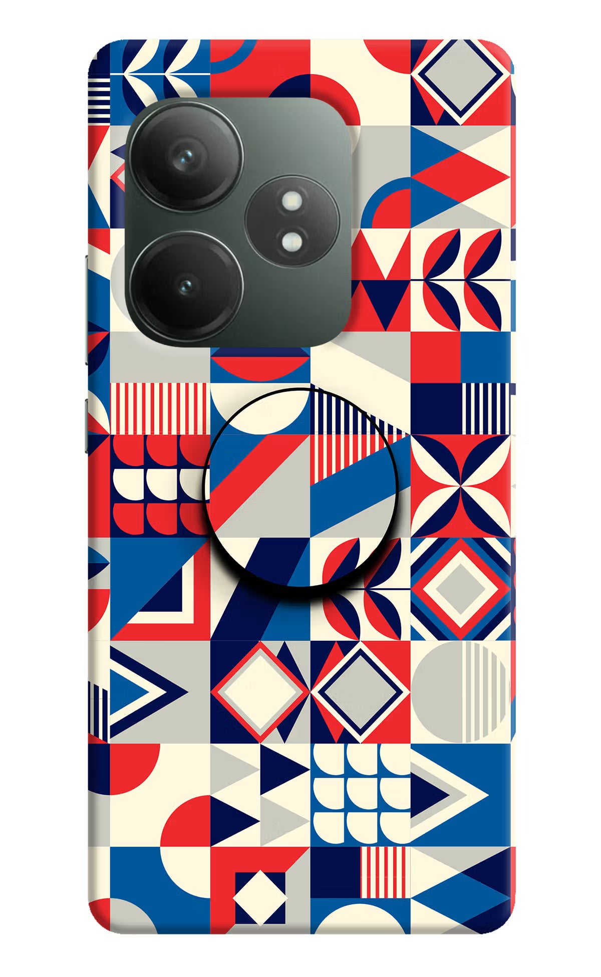 Colorful Pattern Realme GT 6T 5G Pop Case by Casekaro