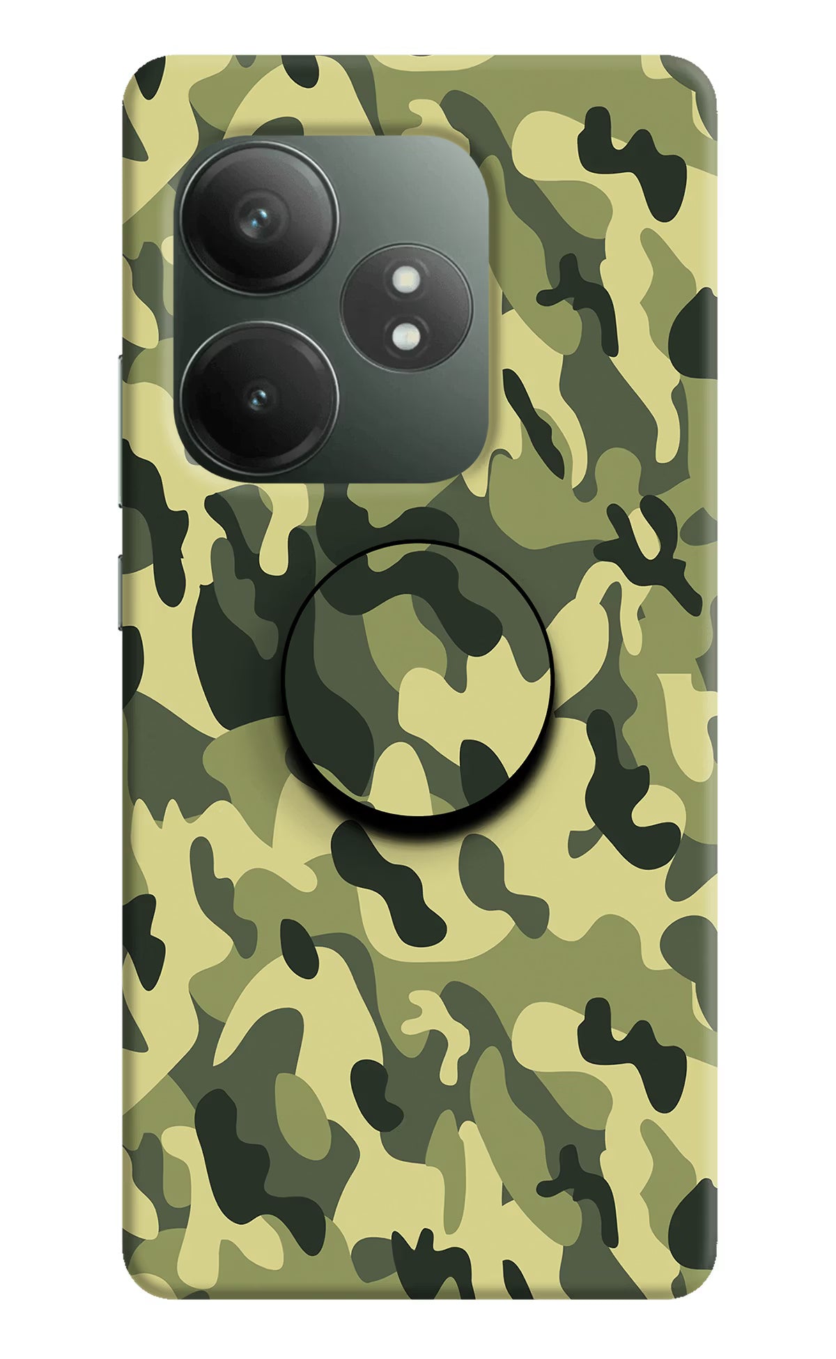 Camouflage Realme GT 6T 5G Pop Case by Casekaro